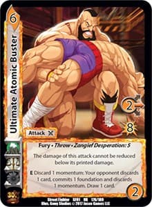 Ultimate Atomic Buster - Street Fighter CCG - UniVersus card