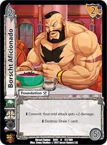 Borscht Aficionado - Street Fighter CCG - UniVersus card