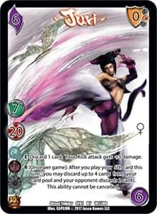Juri - Street Fighter CCG - UniVersus card