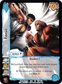 Focus - Street Fighter CCG - UniVersus card