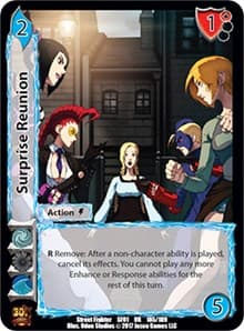 Surprise Reunion - Street Fighter CCG - UniVersus card