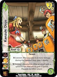 Kanzuki Dojo - Street Fighter CCG - UniVersus card