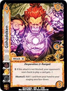 Gohadoken - Street Fighter CCG - UniVersus card