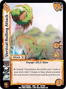Vertical Rolling Attack - Street Fighter CCG - UniVersus card