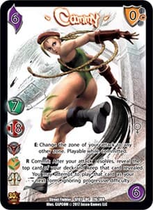 Cammy - Street Fighter CCG - UniVersus card
