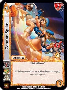 Cannon Spike - Street Fighter CCG - UniVersus card