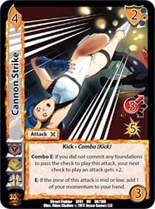 Cannon Strike - Street Fighter CCG - UniVersus card