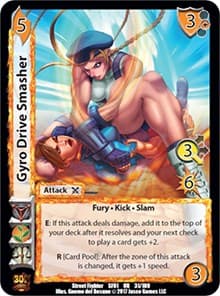 Gyro Drive Smasher - Street Fighter CCG - UniVersus card