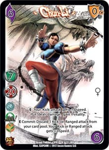 Chun Li - Street Fighter CCG - UniVersus card