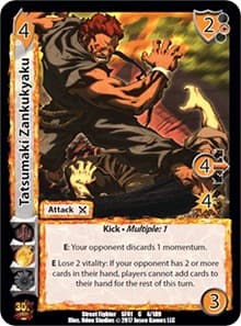 Tatsumaki Zankukyaku - Street Fighter CCG - UniVersus card