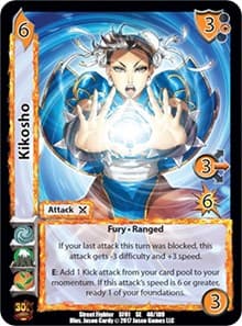 Kikosho - Street Fighter CCG - UniVersus card