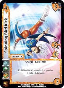 Spinning Bird Kick - Street Fighter CCG - UniVersus card
