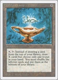 Aladdin's Lamp - Revised Edition - Magic: The Gathering card