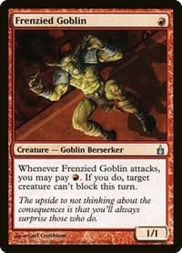 Frenzied Goblin - Ravnica: City of Guilds - Magic: The Gathering card