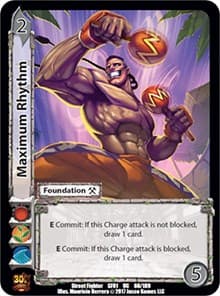 Maximum Rhythm - Street Fighter CCG - UniVersus card