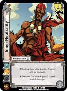 Inner Neutrality - Street Fighter CCG - UniVersus card