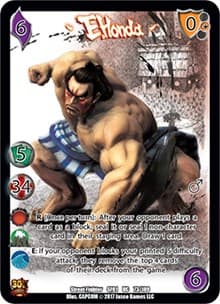 E. Honda - Street Fighter CCG - UniVersus card