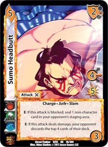 Sumo Headbutt - Street Fighter CCG - UniVersus card