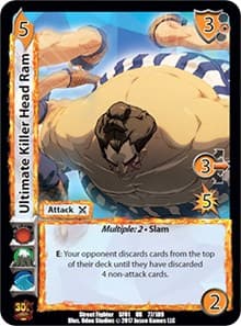 Ultimate Killer Head Ram - Street Fighter CCG - UniVersus card