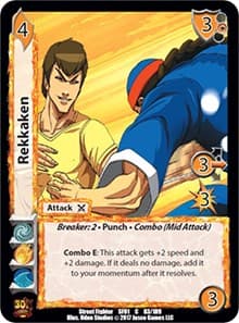 Rekkaken - Street Fighter CCG - UniVersus card