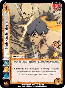 Rekkashinken - Street Fighter CCG - UniVersus card