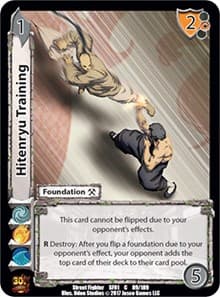 Hitenryu Training - Street Fighter CCG - UniVersus card