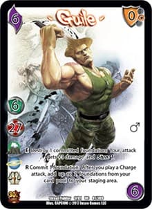 Guile - Street Fighter CCG - UniVersus card