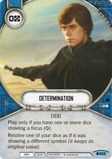 Determination - Spirit of Rebellion - Star Wars: Destiny card