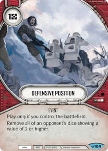Defensive Position - Awakenings - Star Wars: Destiny card