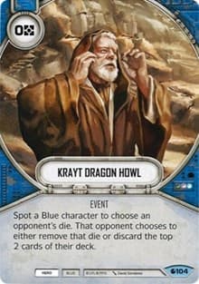 Krayt Dragon Howl - Spirit of Rebellion - Star Wars: Destiny card