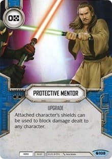 Protective Mentor - Spirit of Rebellion - Star Wars: Destiny card