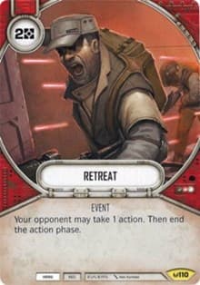 Retreat - Awakenings - Star Wars: Destiny card