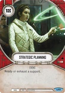 Strategic Planning - Awakenings - Star Wars: Destiny card