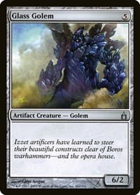 Glass Golem - Ravnica: City of Guilds - Magic: The Gathering card