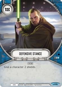 Defensive Stance - Awakenings - Star Wars: Destiny card