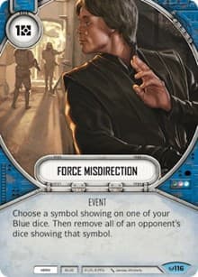 Force Misdirection - Awakenings - Star Wars: Destiny card