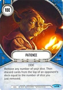 Patience - Awakenings - Star Wars: Destiny card