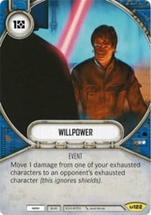 Willpower - Awakenings - Star Wars: Destiny card