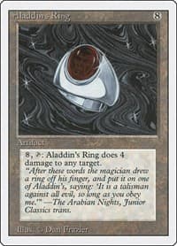 Aladdin's Ring - Revised Edition - Magic: The Gathering card