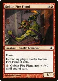 Goblin Fire Fiend - Ravnica: City of Guilds - Magic: The Gathering card