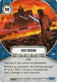 High Ground - Spirit of Rebellion - Star Wars: Destiny card