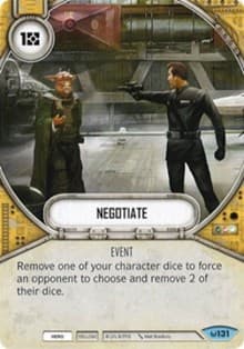Negotiate - Awakenings - Star Wars: Destiny card