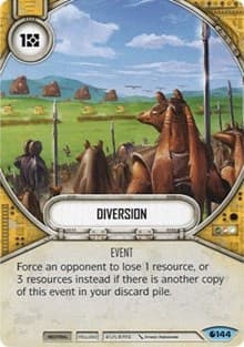 Diversion - Spirit of Rebellion - Star Wars: Destiny card