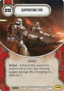 Supporting Fire - Awakenings - Star Wars: Destiny card