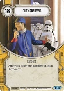Outmaneuver - Spirit of Rebellion - Star Wars: Destiny card