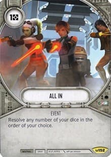 All In - Awakenings - Star Wars: Destiny card
