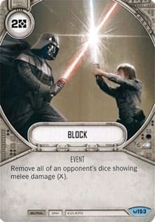 Block - Awakenings - Star Wars: Destiny card