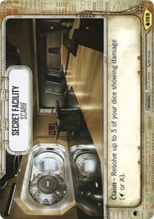 Secret Facility - Scarif - Spirit of Rebellion - Star Wars: Destiny card