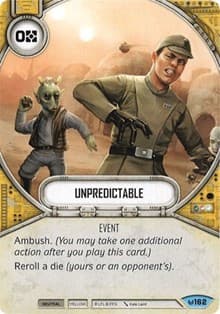 Unpredictable - Awakenings - Star Wars: Destiny card