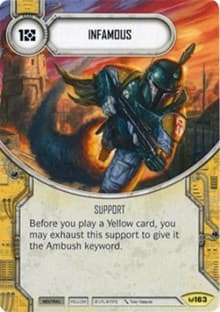 Infamous - Awakenings - Star Wars: Destiny card